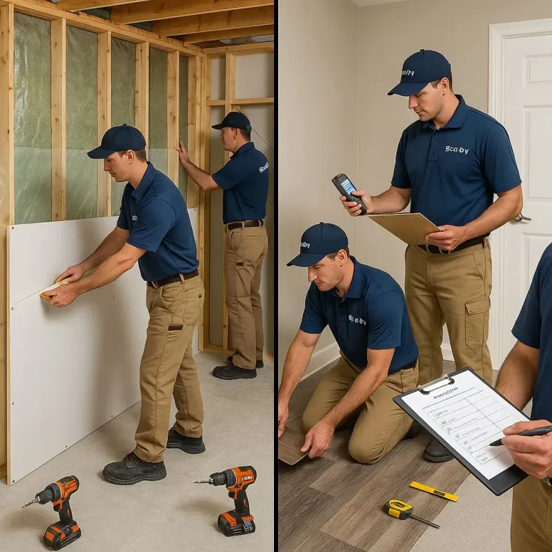 Repairs and Reconstruction process in Scurry County, TX